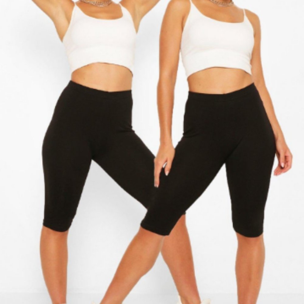 NWT!  boohoo 2 Pack Basic Cycling Shorts